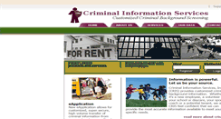 Desktop Screenshot of criminalinfo.com